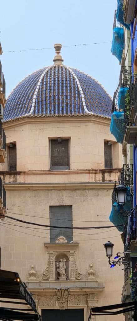 Cúpula azul de la Concatedral
