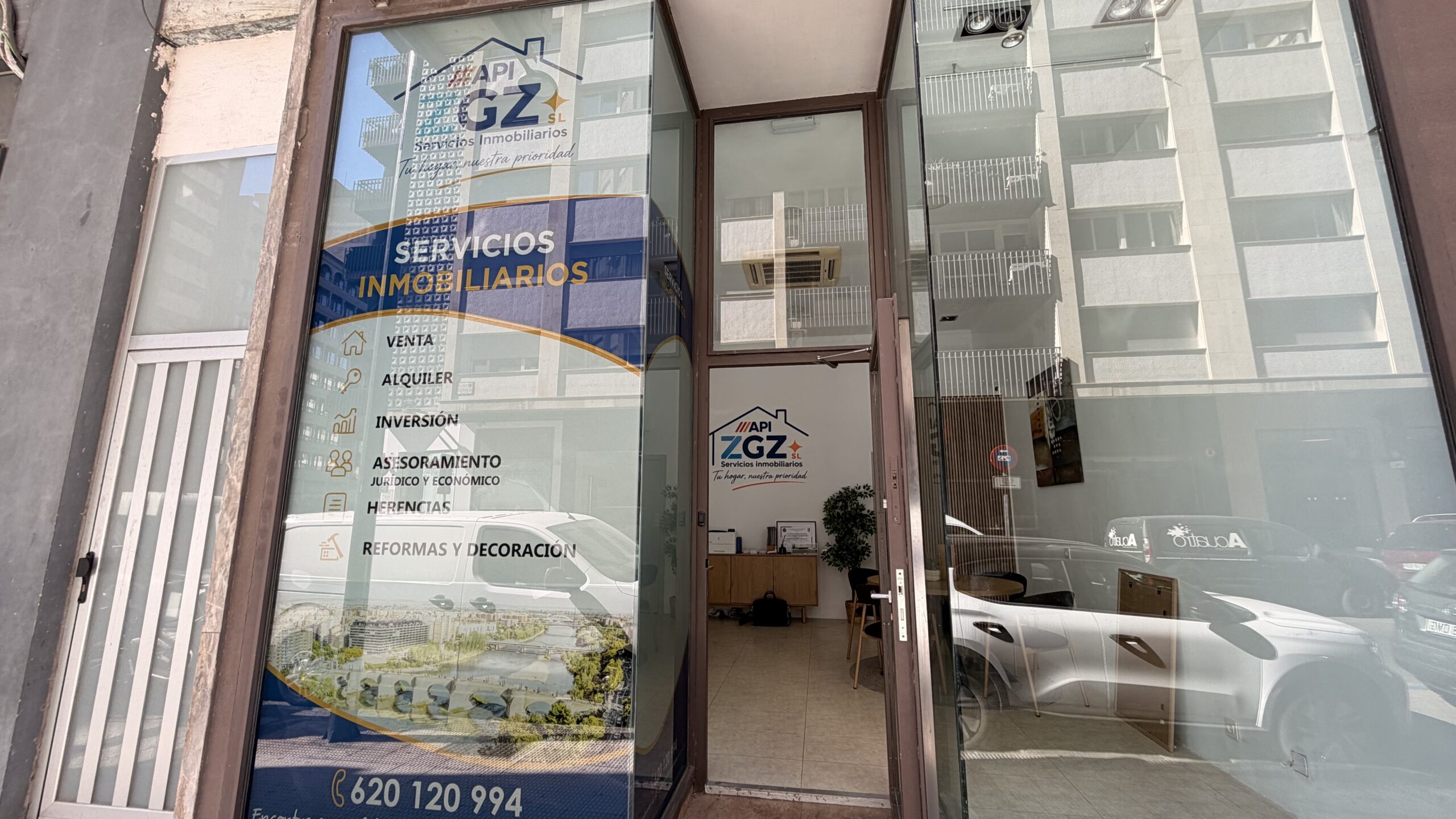Fachada de Servicios inmobiliarios ZGZ SL
